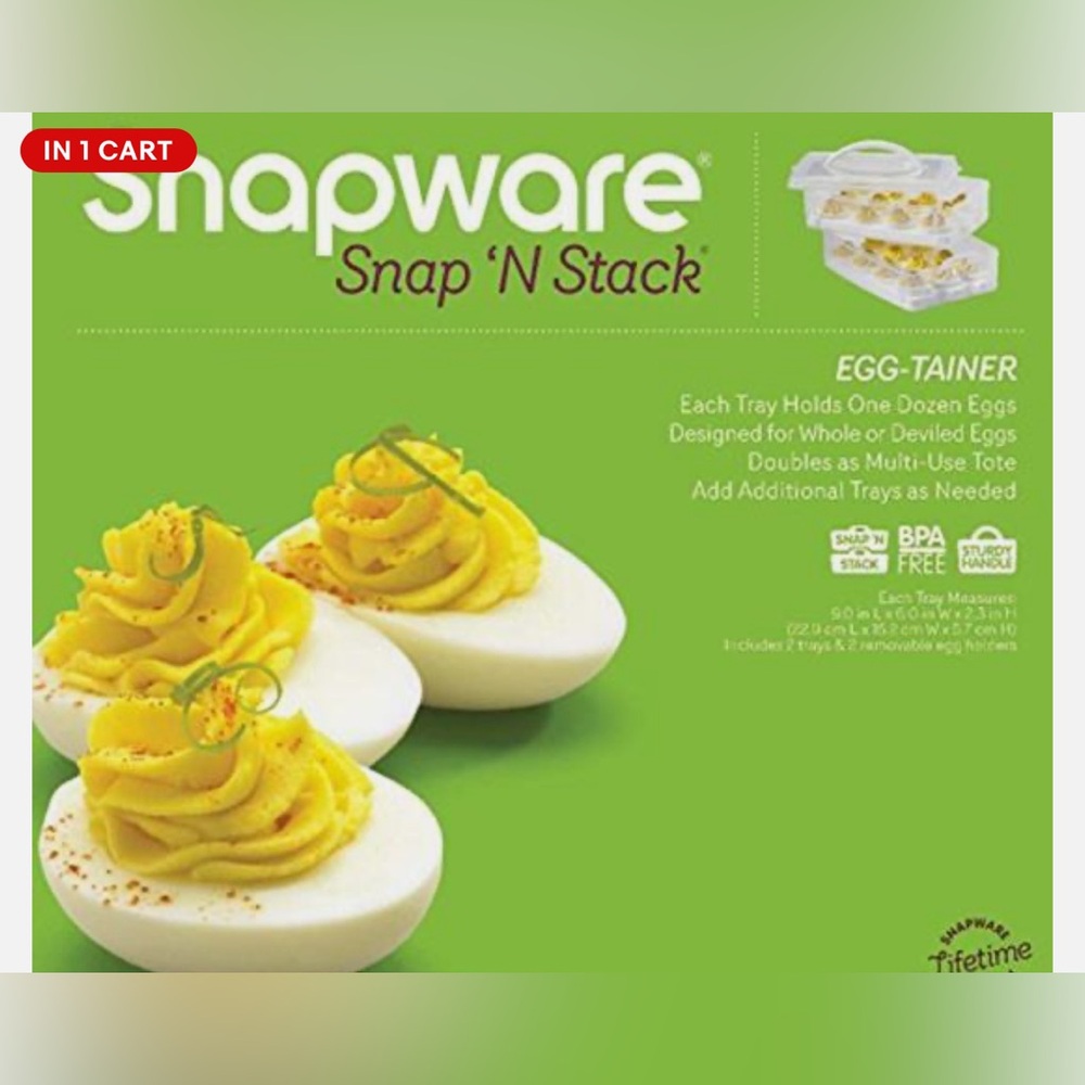 Snapware Multi-Use Egg-Tainer - Picture 8 of 10